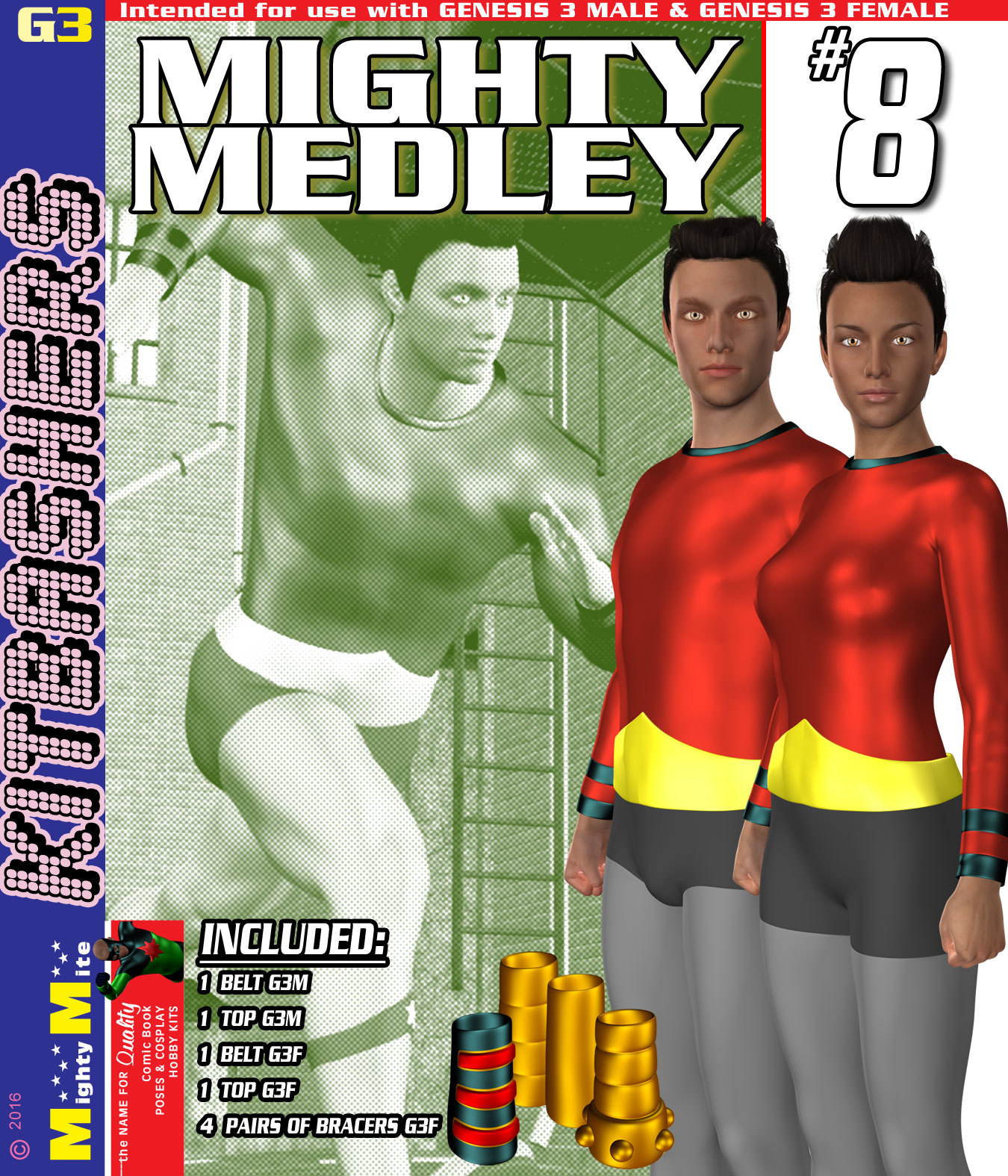 Mighty Medley 008 MMKBG3 by: MightyMite, 3D Models by Daz 3D