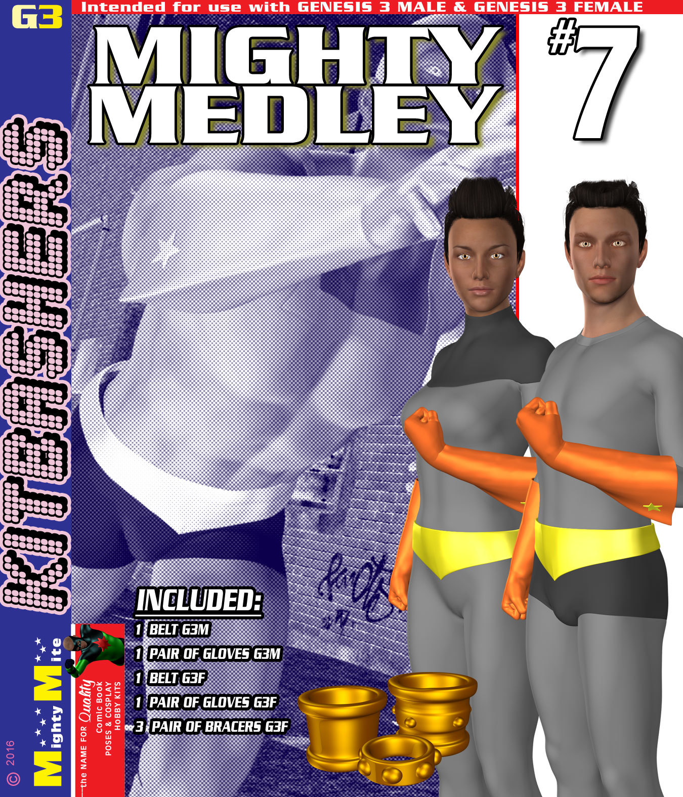 Mighty Medley 007 MMKBG3 by: MightyMite, 3D Models by Daz 3D