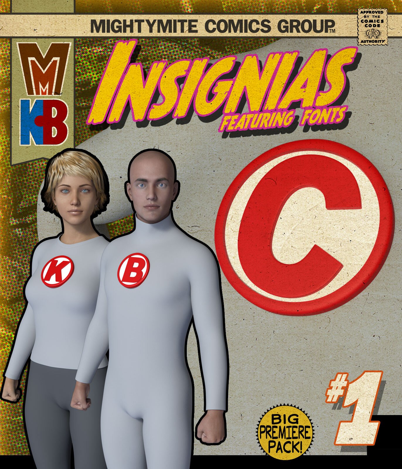 Insignias 001 MMKB by: MightyMite, 3D Models by Daz 3D