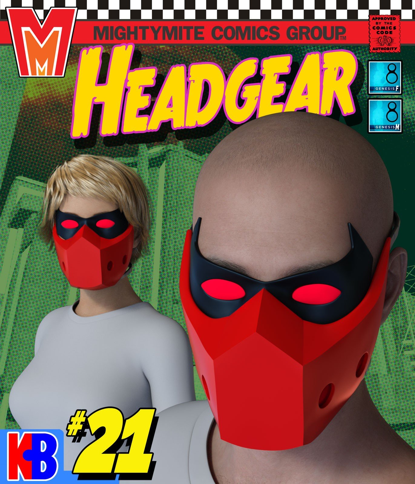 Headgear 021 MMKBG8 by: MightyMite, 3D Models by Daz 3D