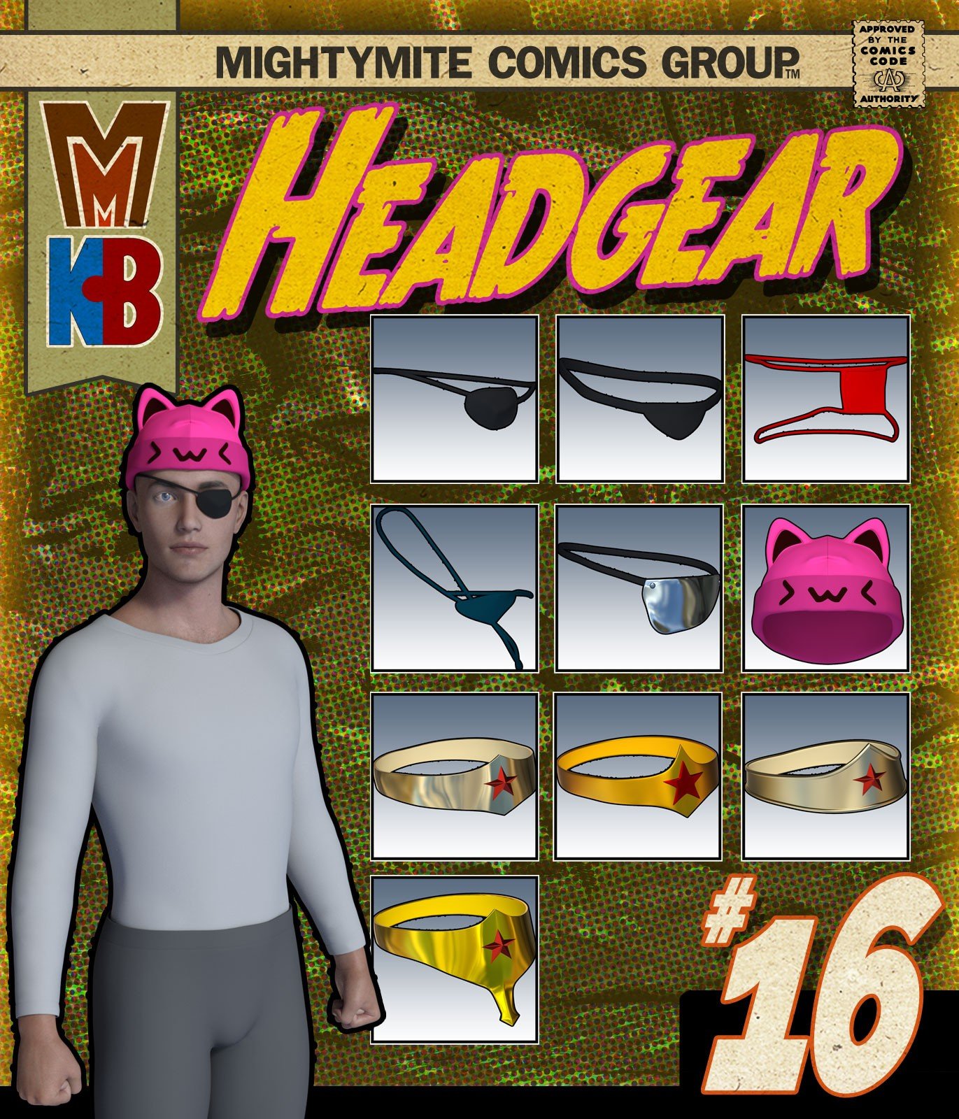 Headgear 016 MMKB by: MightyMite, 3D Models by Daz 3D