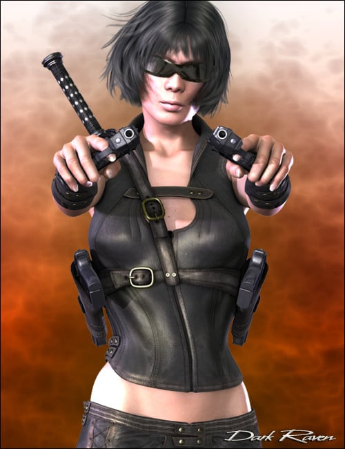 V4 Dark Raven V4 Dark Raven by: DarkStarBurningMindVision G.D.S., 3D Models by Daz 3D