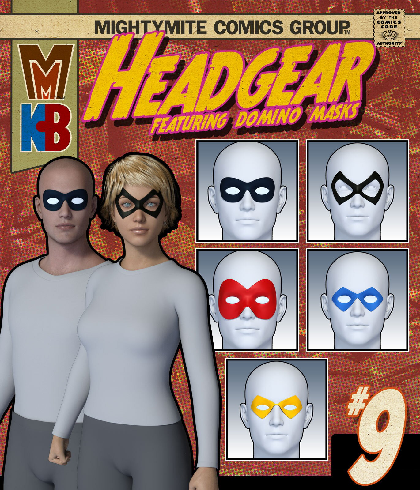Headgear 009 MMKBG8 by: MightyMite, 3D Models by Daz 3D