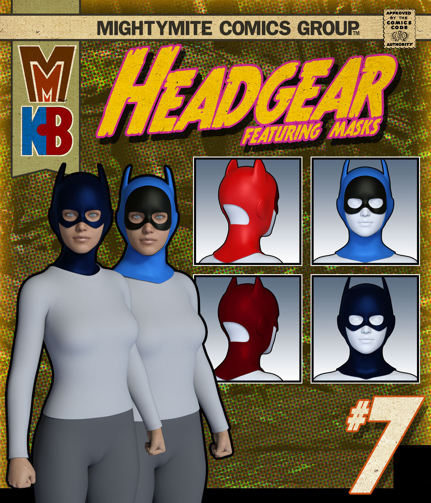 Headgear 007 MMKBG8F by: MightyMite, 3D Models by Daz 3D