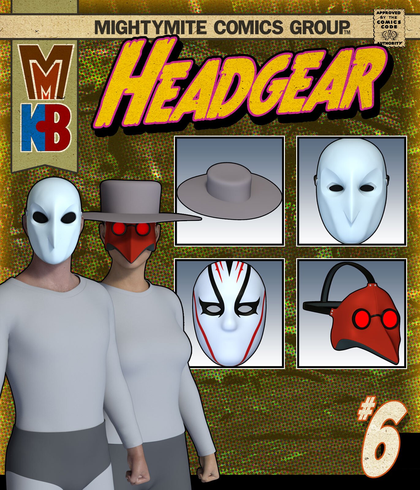 Headgear 006 MMKB by: MightyMite, 3D Models by Daz 3D