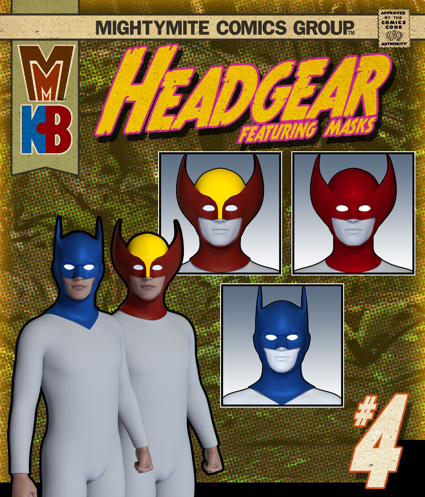 Headgear 004 MMKBG8M by: MightyMite, 3D Models by Daz 3D