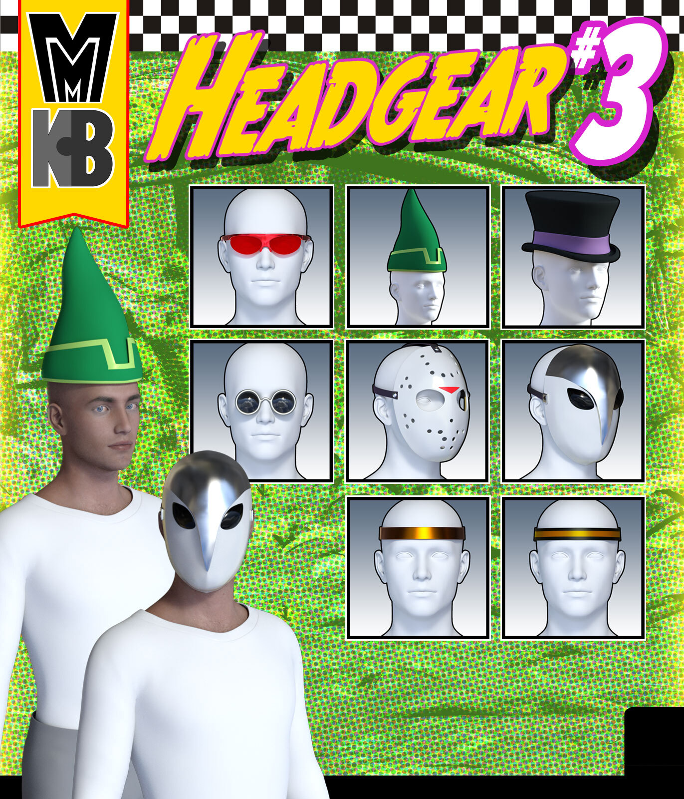 Headgear 003 MMKB by: MightyMite, 3D Models by Daz 3D