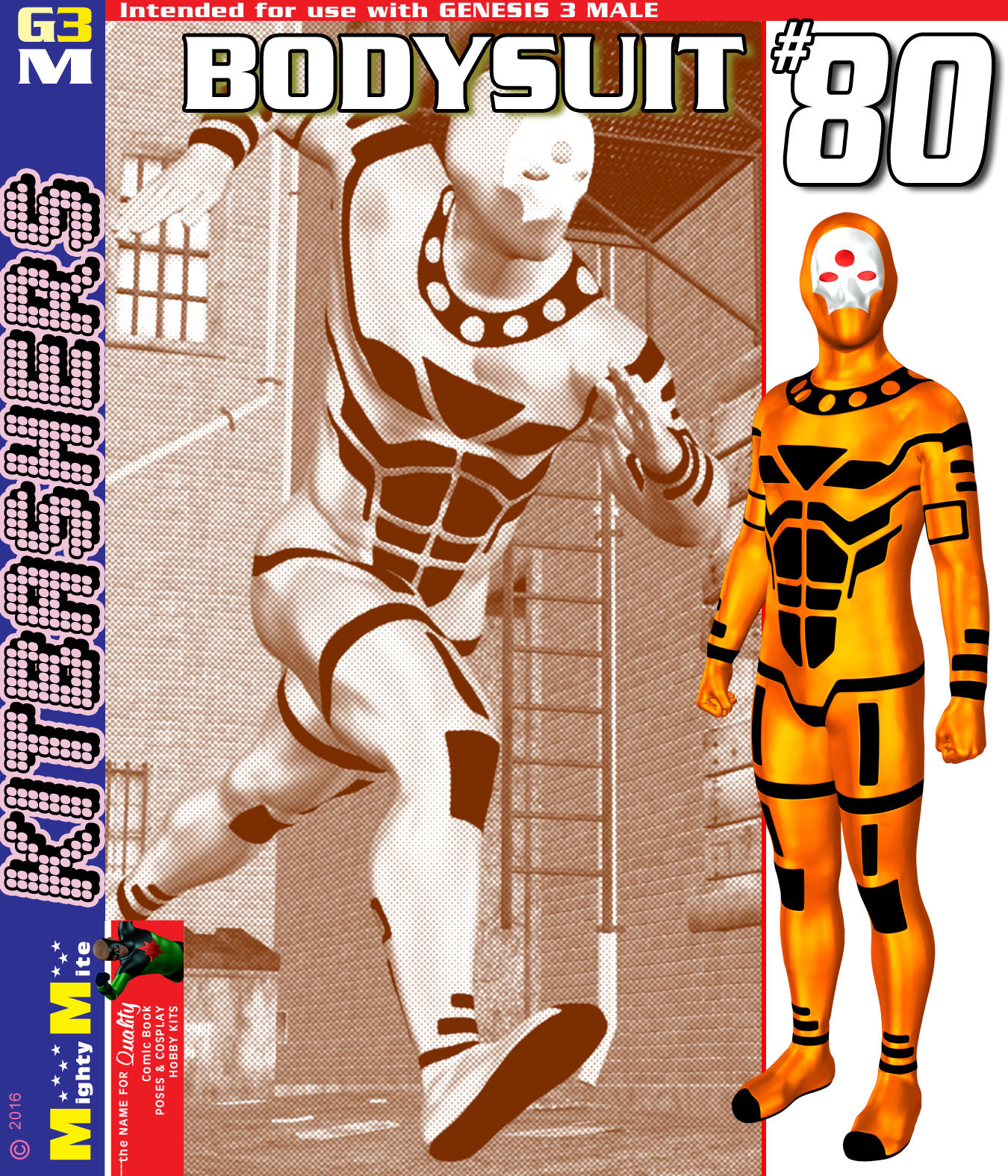 Bodysuit 080 MMKBG3M by: MightyMite, 3D Models by Daz 3D