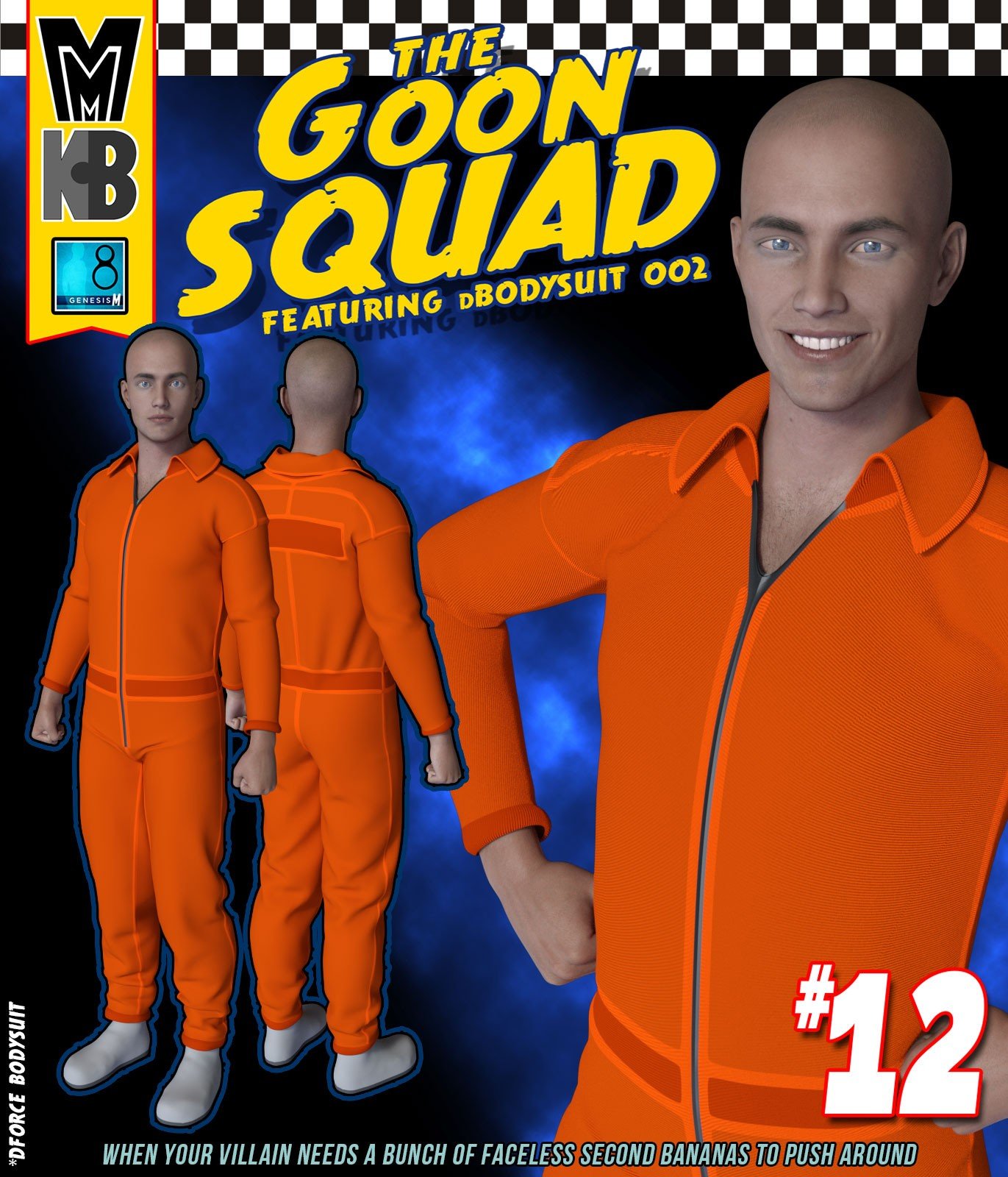 Goon Squad 012 MMKBG8M by: MightyMite, 3D Models by Daz 3D