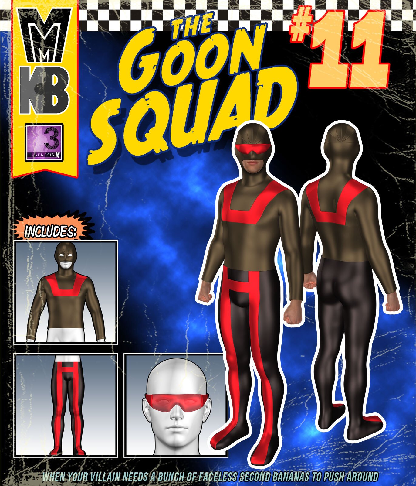Goon Squad 011 MMKBG3M by: MightyMite, 3D Models by Daz 3D