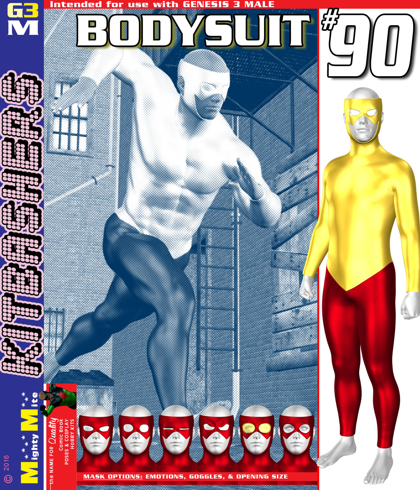 Bodysuit 090 MMKBG3M by: MightyMite, 3D Models by Daz 3D