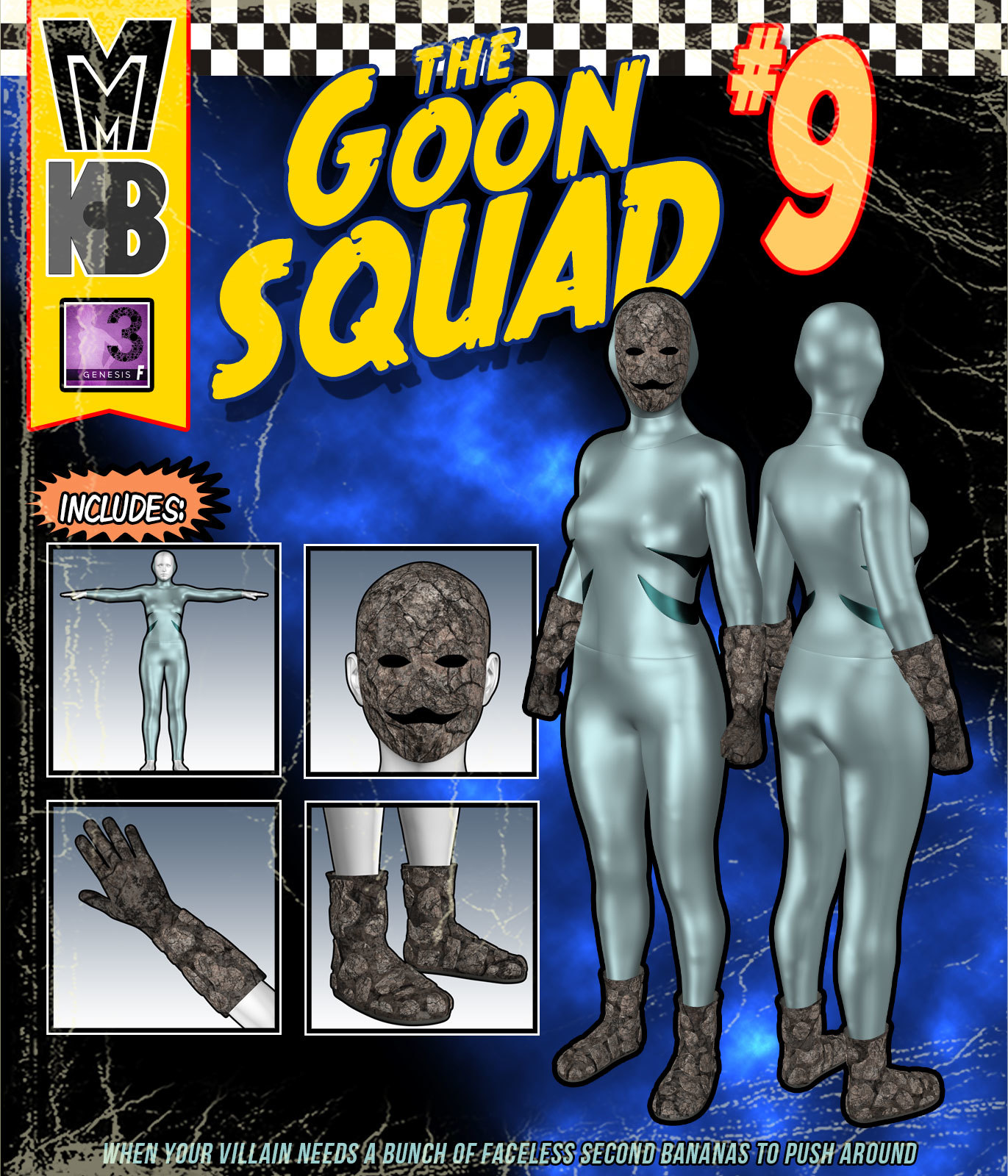 Goon Squad 009 MMKBG3F by: MightyMite, 3D Models by Daz 3D