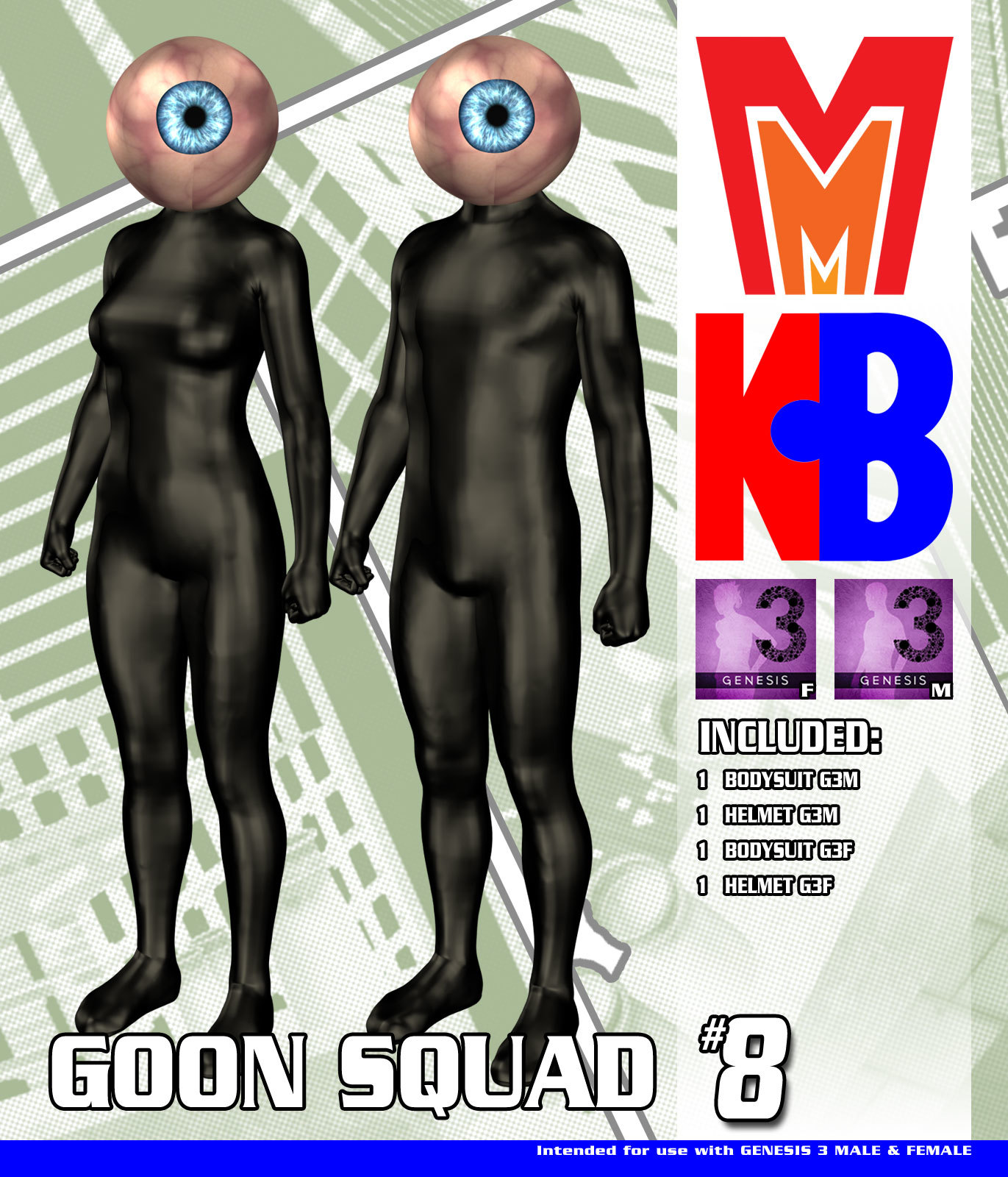 Goon Squad 008 MMKBG3 by: MightyMite, 3D Models by Daz 3D