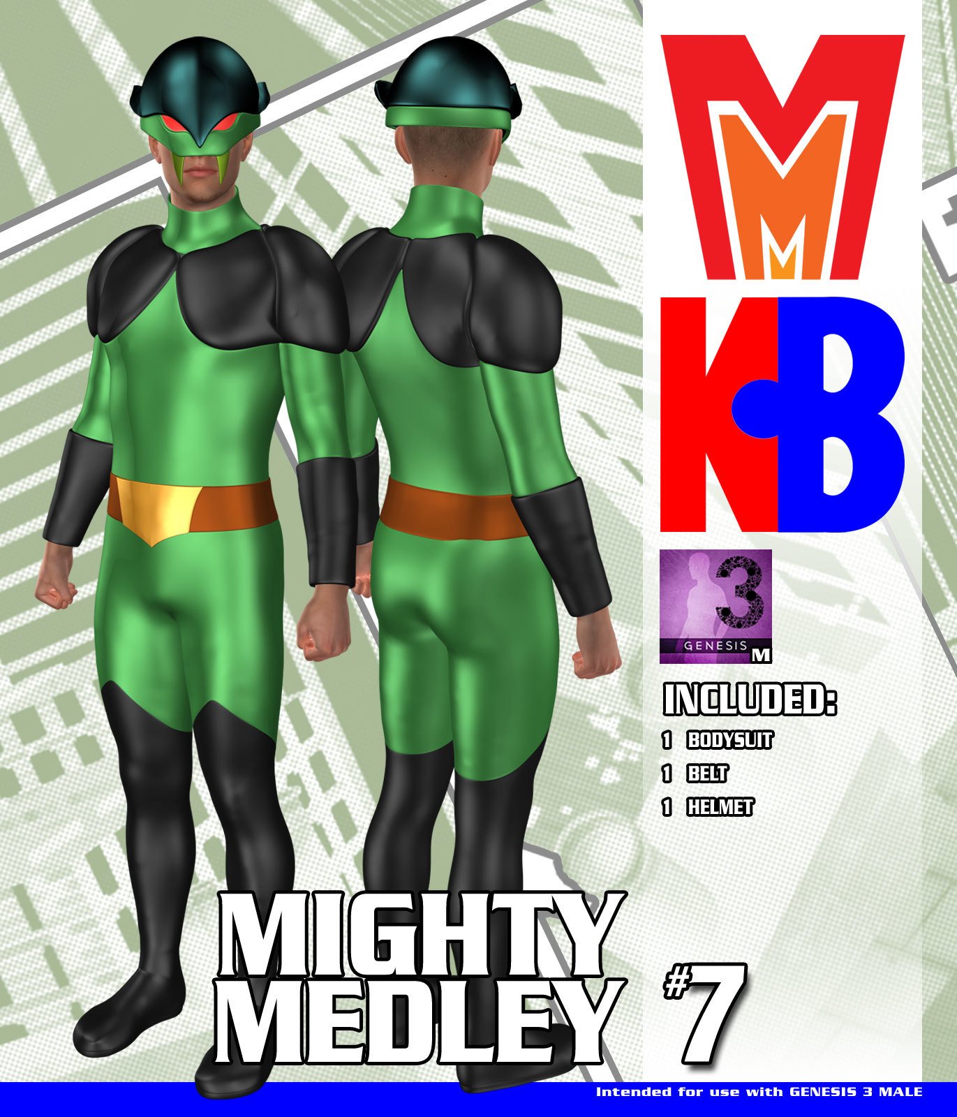 Goon Squad 007 MMKBG3M by: MightyMite, 3D Models by Daz 3D