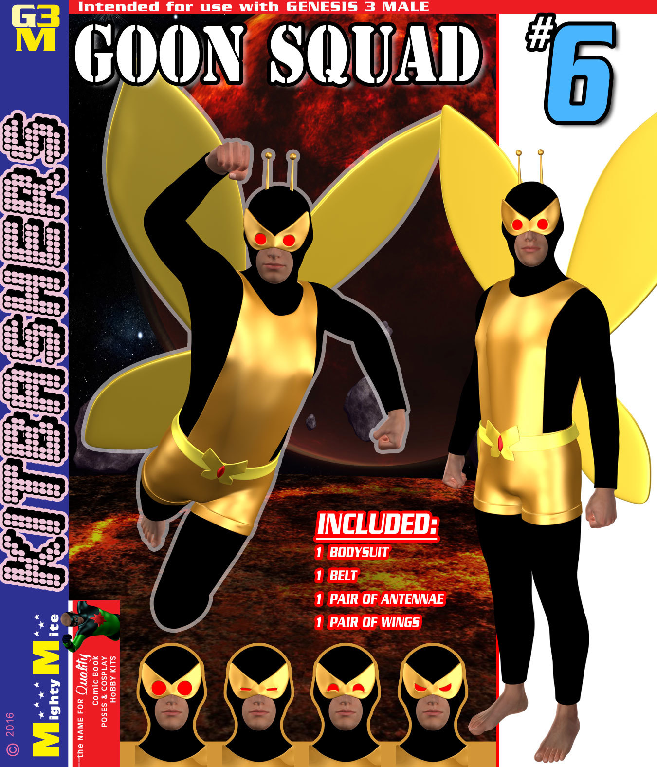 Goon Squad 006 MMKBG3M by: MightyMite, 3D Models by Daz 3D