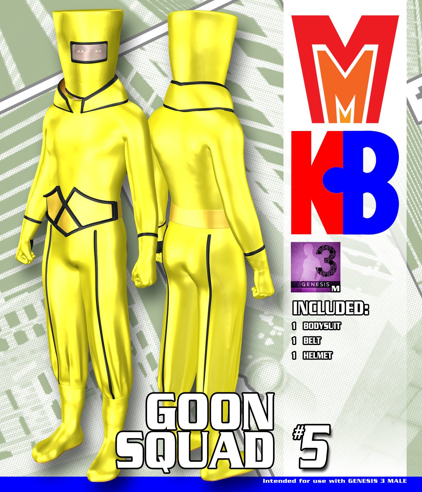 Goon Squad 005 MMKBG3M by: MightyMite, 3D Models by Daz 3D