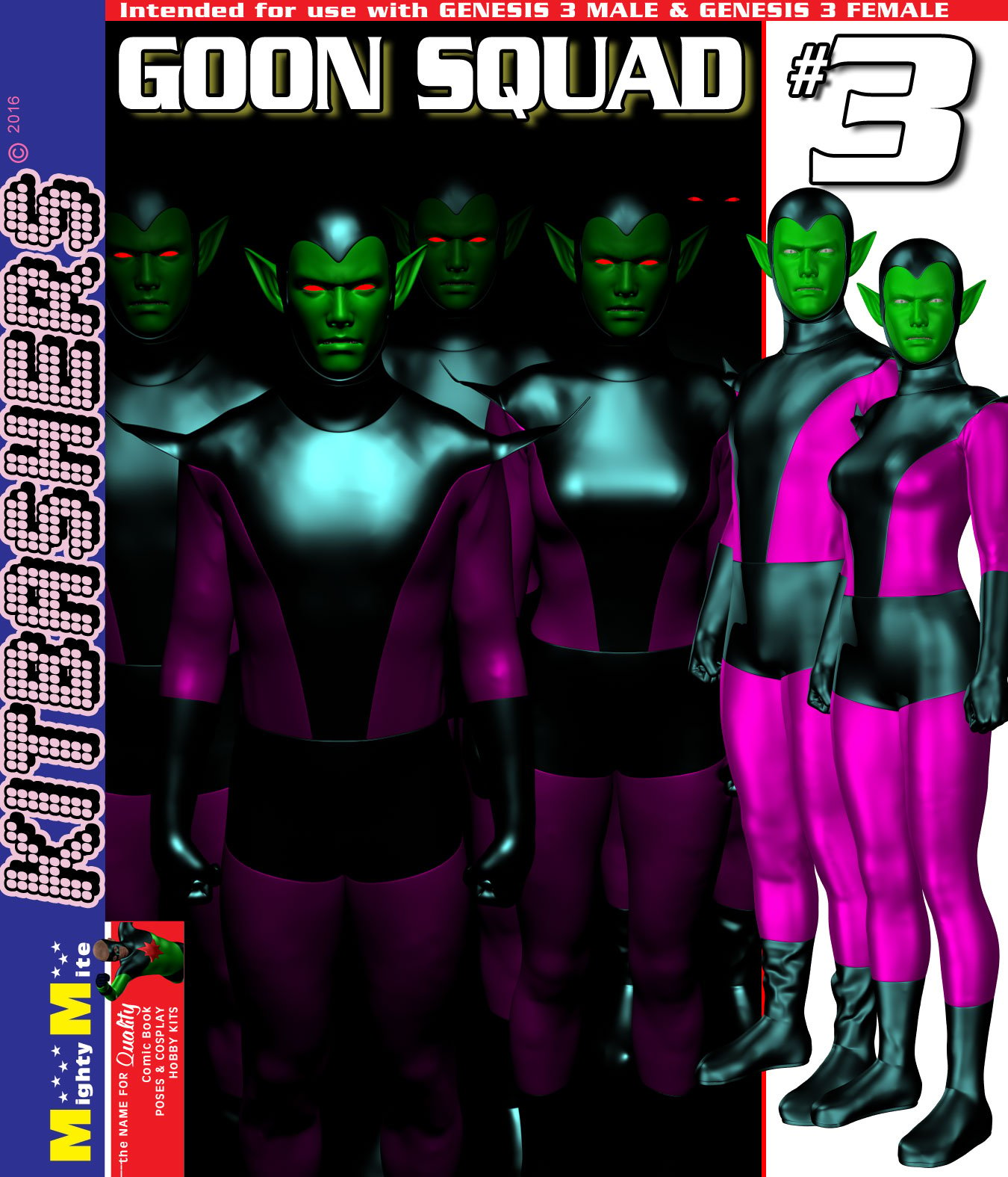 Goon Squad 003 MMKBG3 by: MightyMite, 3D Models by Daz 3D