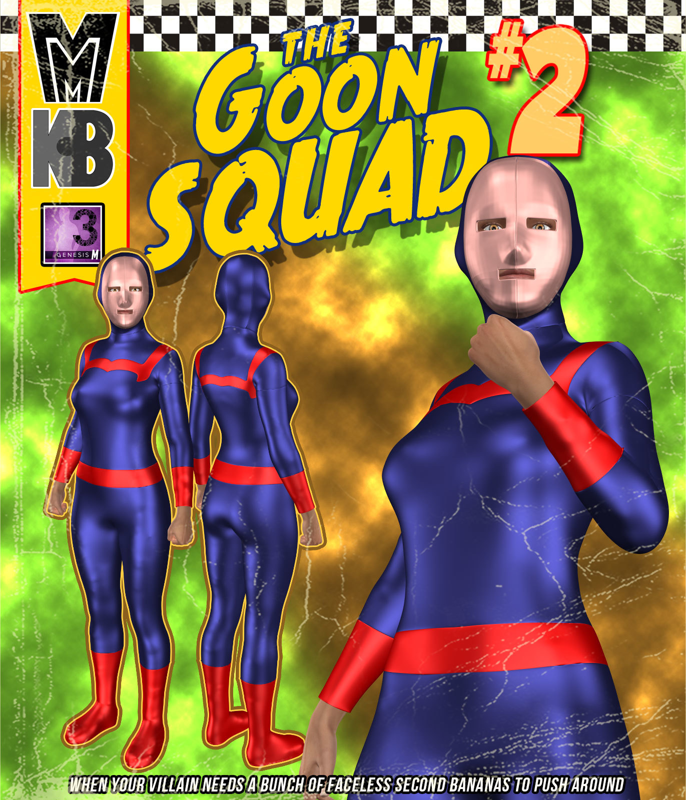 Goon Squad 002 MMKBG3F by: MightyMite, 3D Models by Daz 3D