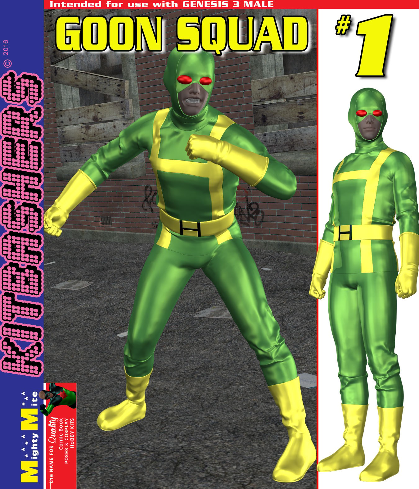 Goon Squad 001 MMKBG3M by: MightyMite, 3D Models by Daz 3D