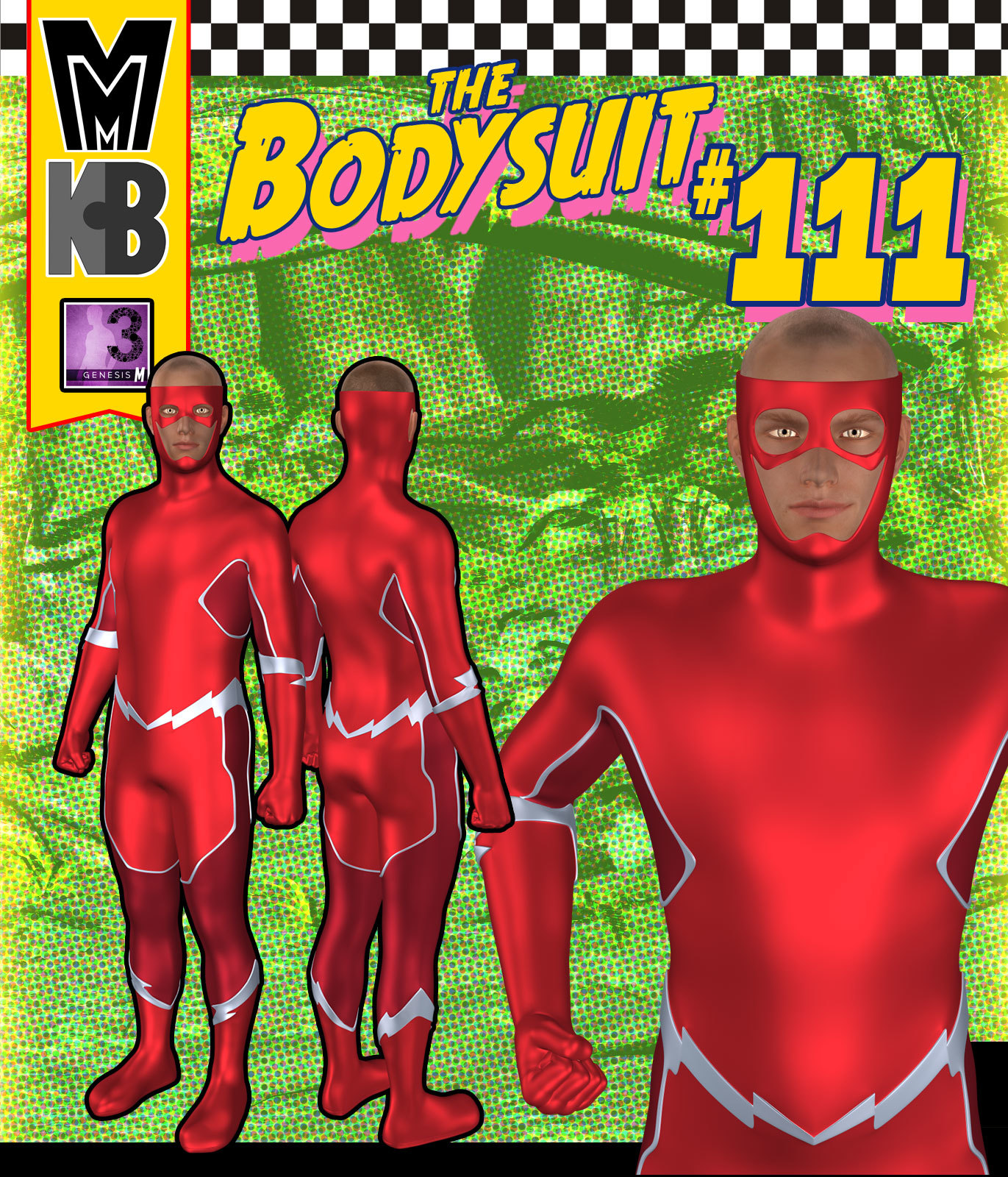Bodysuit 111 MMKBG3M by: MightyMite, 3D Models by Daz 3D