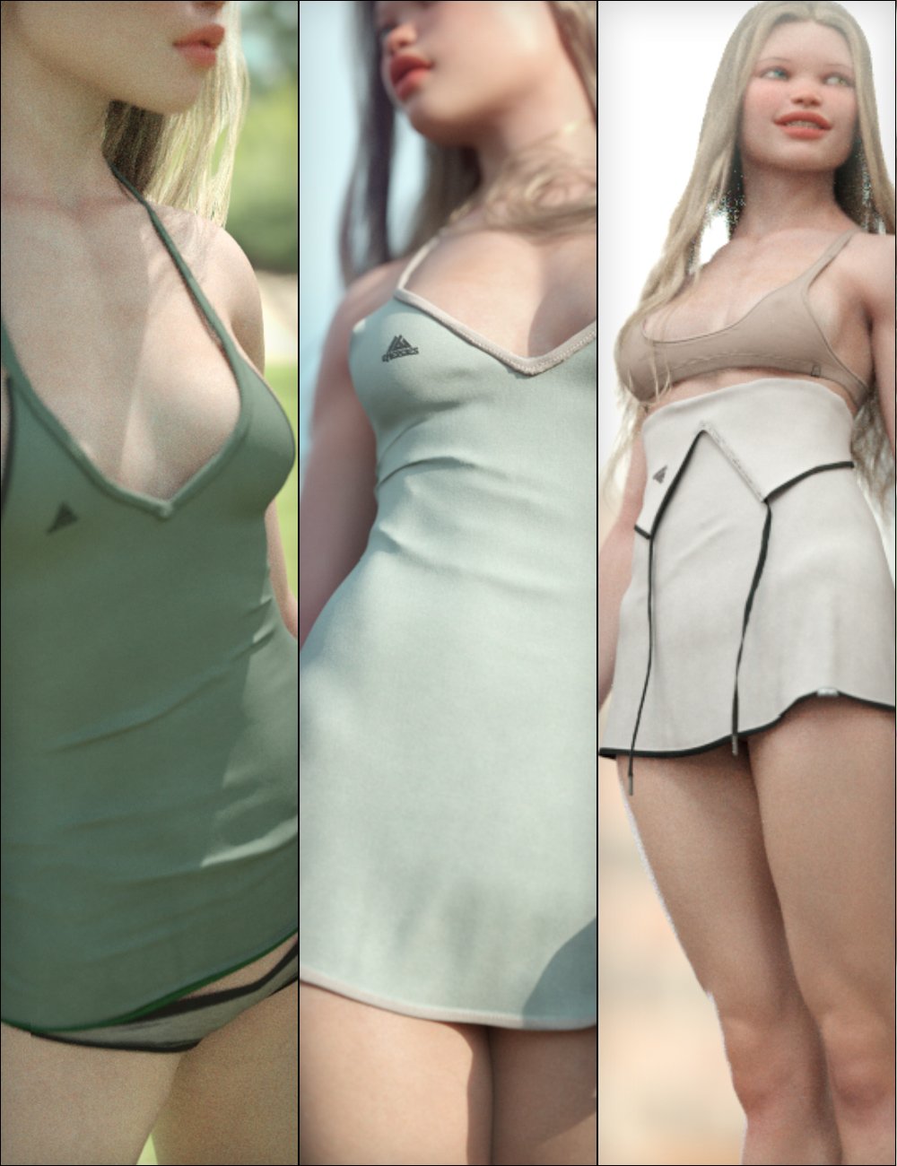City Vibes Dress Variations Vol. 1 for Genesis 9, 8, and 8.1 by: Aeon Soul, 3D Models by Daz 3D
