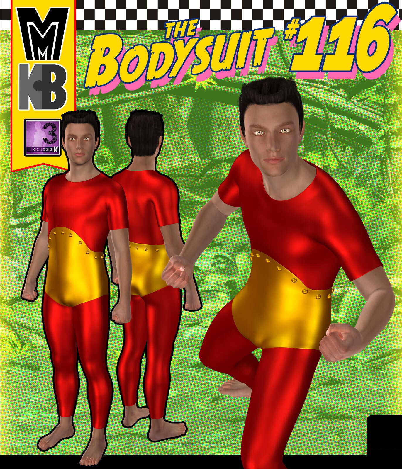 Bodysuit 116 MMKBG3M by: MightyMite, 3D Models by Daz 3D