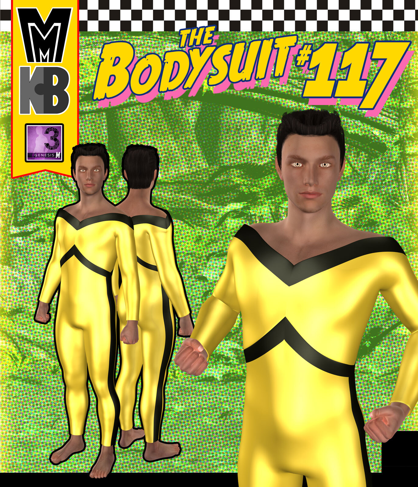 Bodysuit 117 MMKBG3M by: MightyMite, 3D Models by Daz 3D