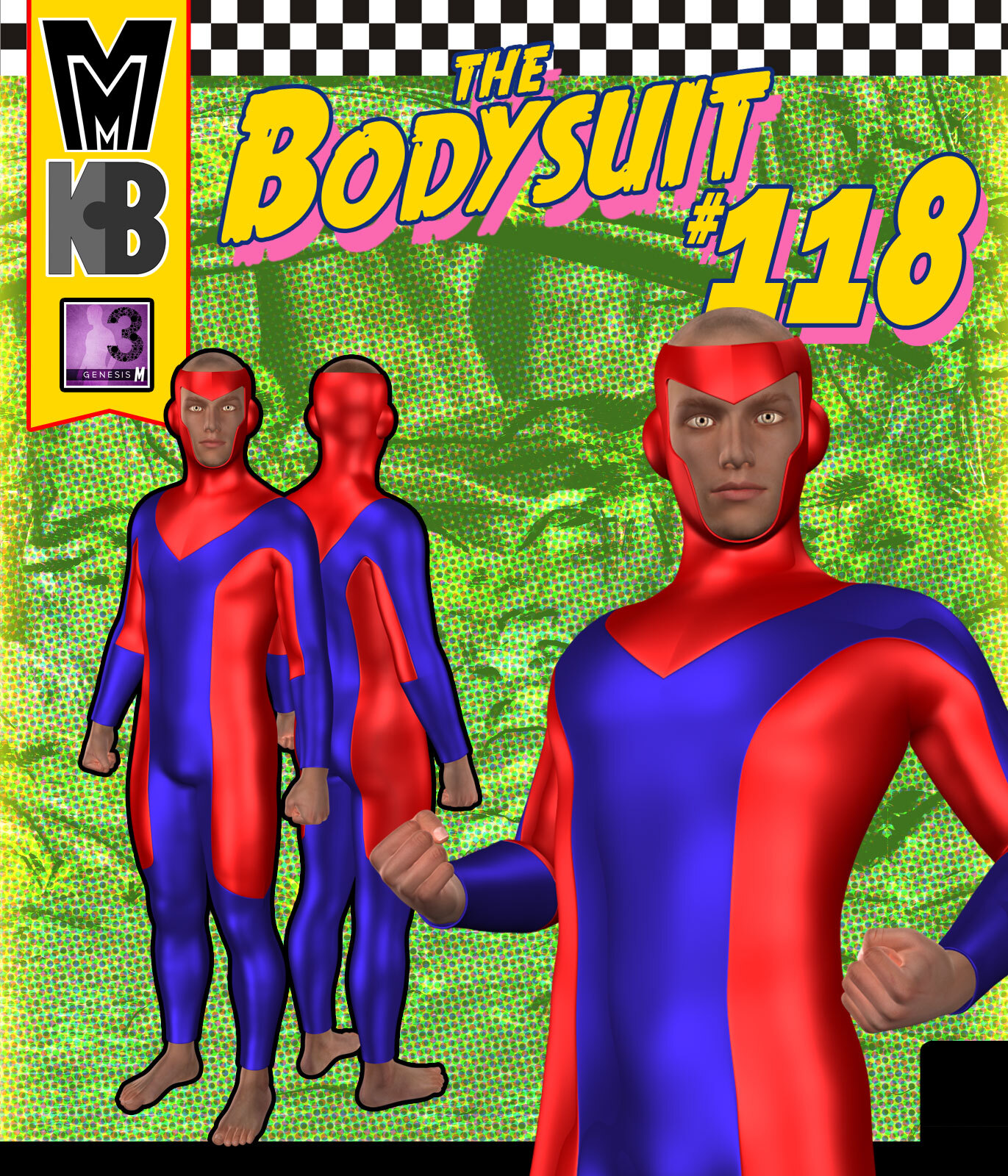 Bodysuit 118 MMKBG3M by: MightyMite, 3D Models by Daz 3D