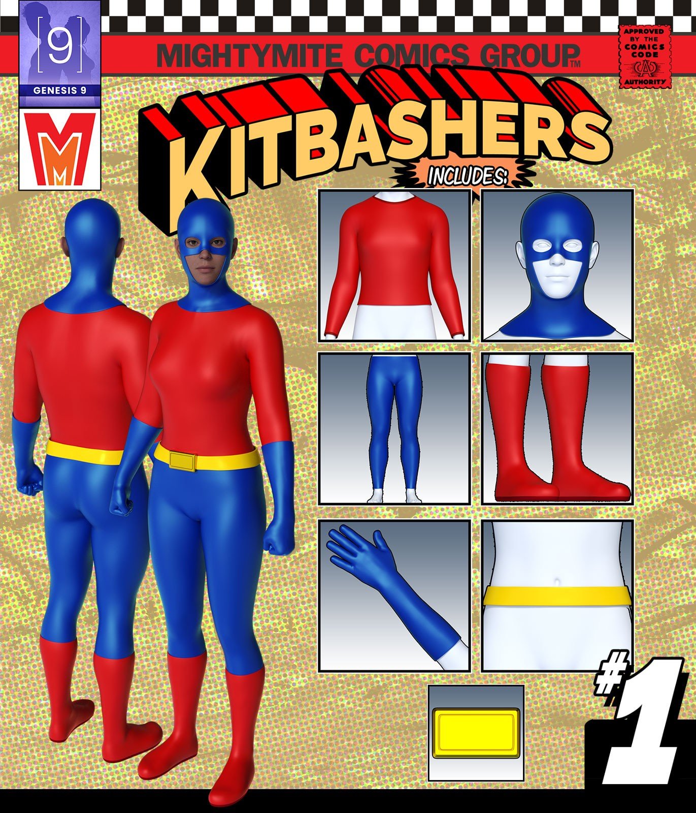 Kitbashers 001 MMKBG9 by: MightyMite, 3D Models by Daz 3D