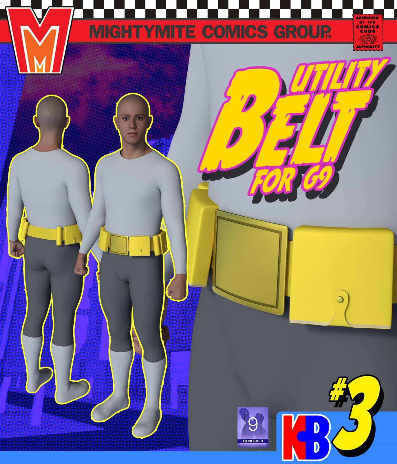 Belt 003 MMKBG9 by: MightyMite, 3D Models by Daz 3D