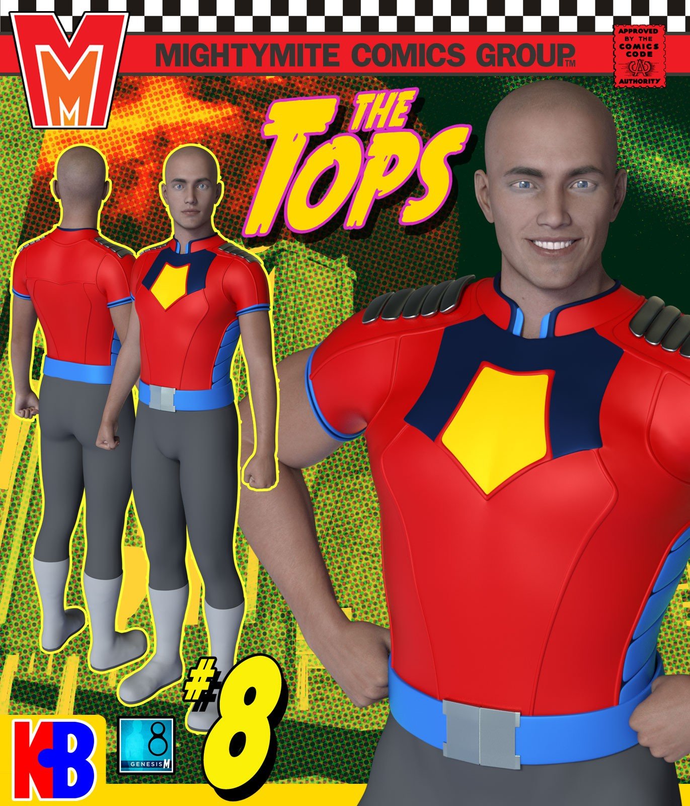 Tops 005 MMKBG8M by: MightyMite, 3D Models by Daz 3D