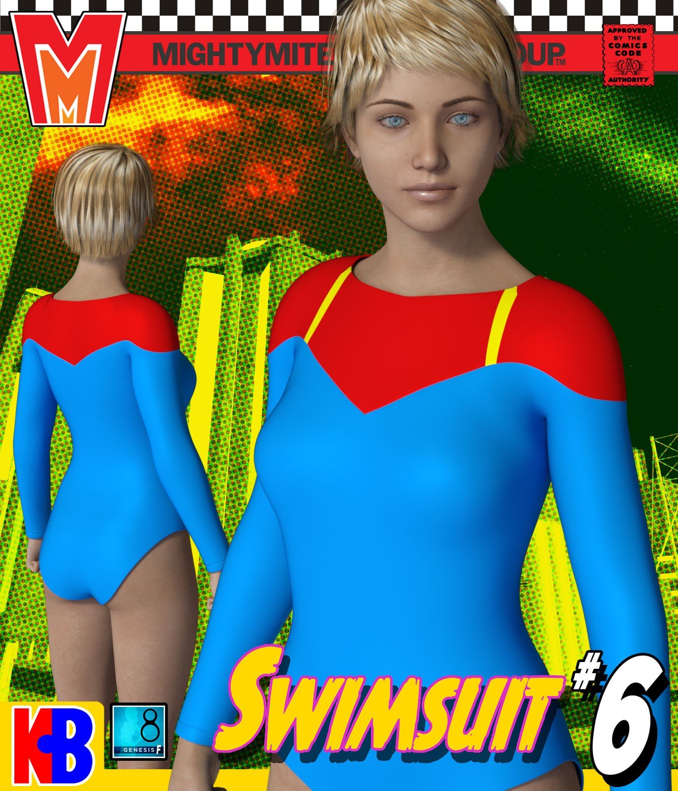 Swimsuit 006 MMKBG8F by: MightyMite, 3D Models by Daz 3D