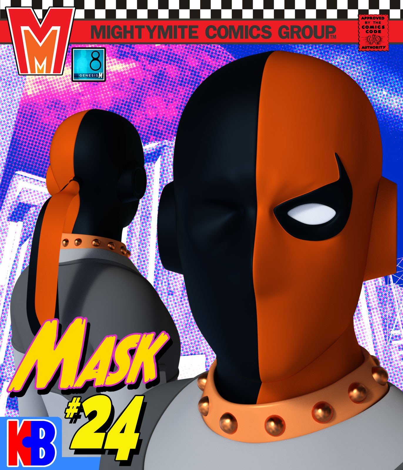 Mask 024 MMKBG8M by: MightyMite, 3D Models by Daz 3D
