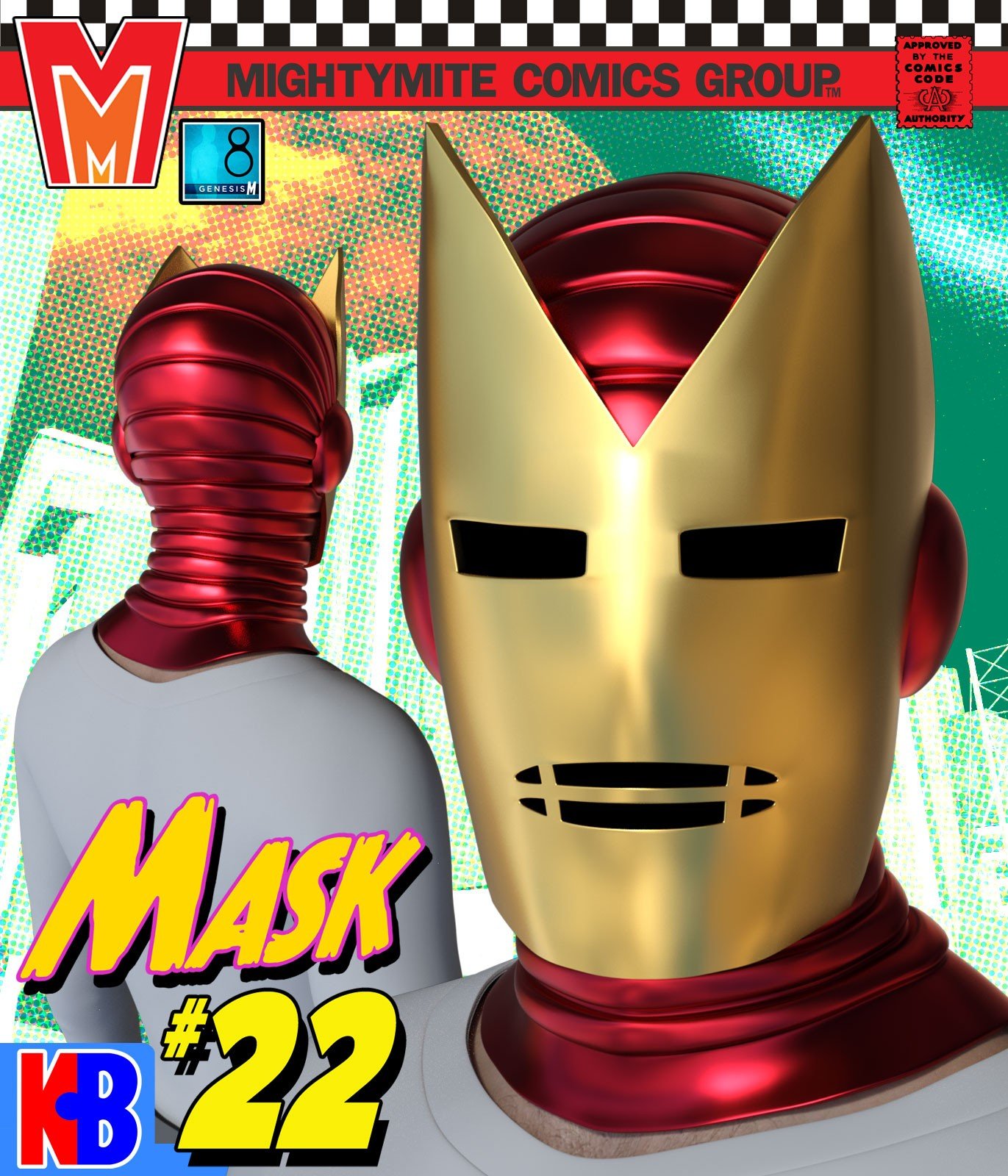 Mask 022 MMKBG8M by: MightyMite, 3D Models by Daz 3D