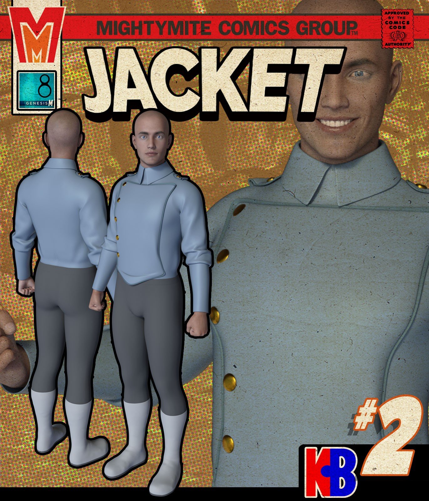 Jacket 002 MMKBG8M by: MightyMite, 3D Models by Daz 3D