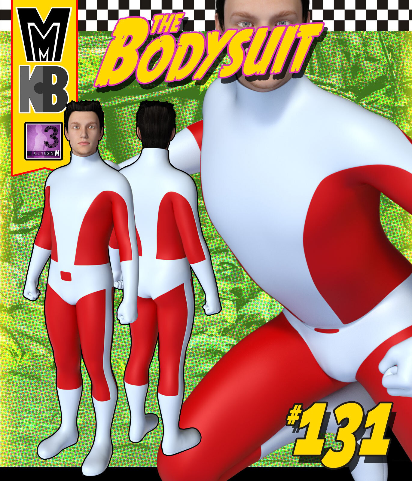 Bodysuit 131 MMKBG3M by: MightyMite, 3D Models by Daz 3D