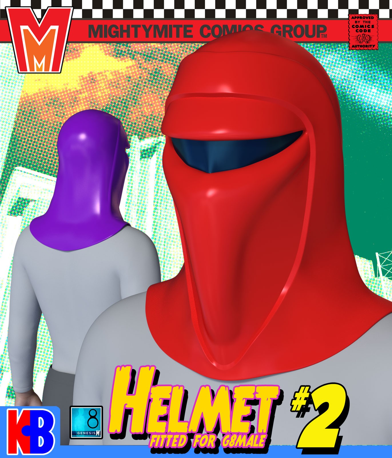 Helmet 002 MMKBG8M by: MightyMite, 3D Models by Daz 3D