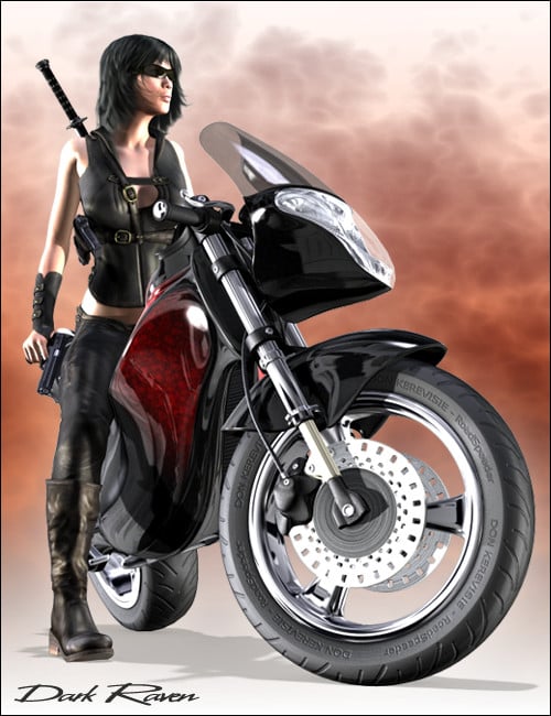 Dark Raven Bundle by: DarkStarBurningMindVision G.D.S., 3D Models by Daz 3D