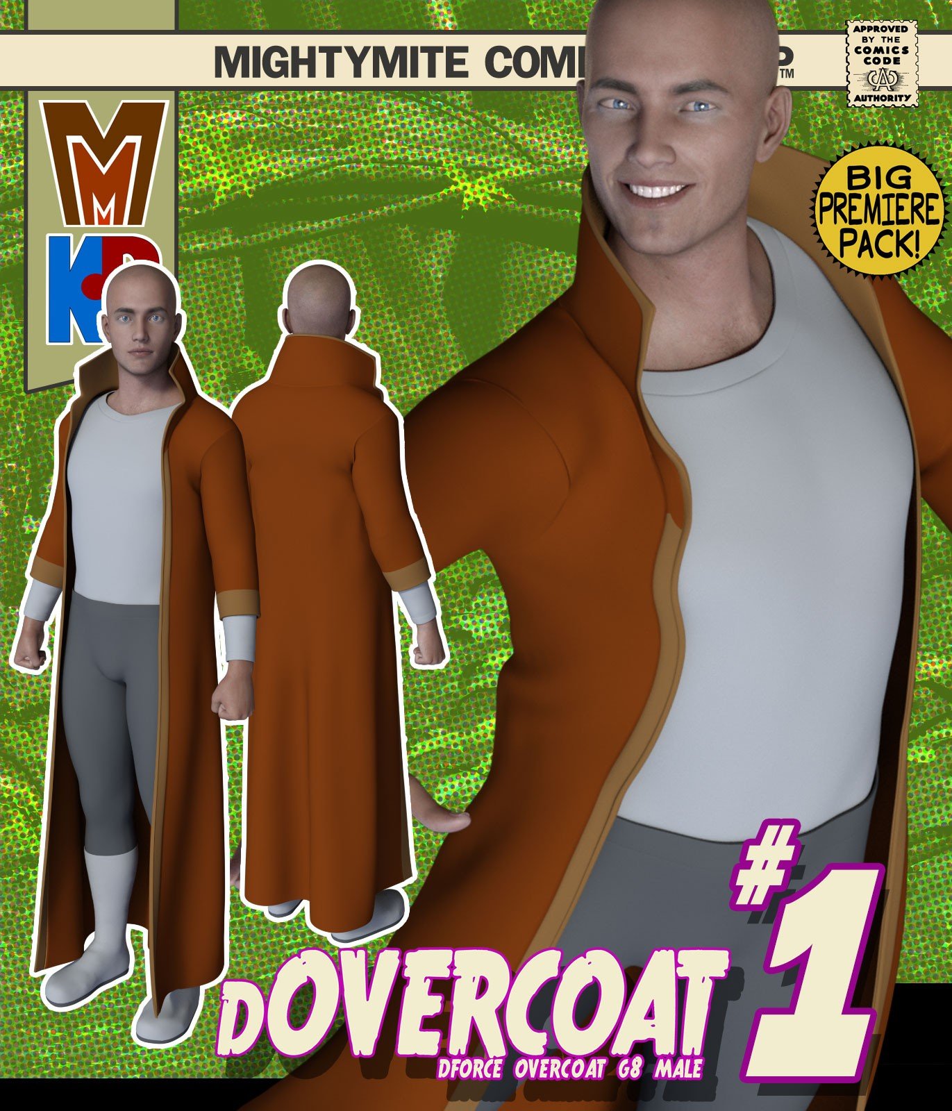 dOvercoat 001 MMKBG8M by: MightyMite, 3D Models by Daz 3D