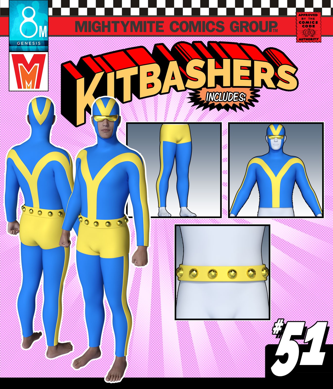 Kitbashers 051 MMG8M by: MightyMite, 3D Models by Daz 3D
