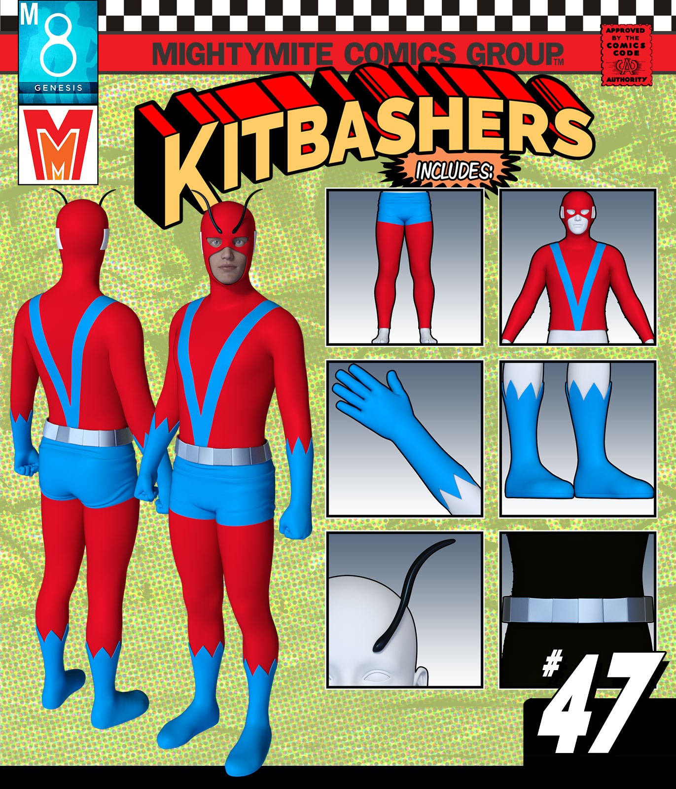 Kitbashers 047 MMG8M by: MightyMite, 3D Models by Daz 3D