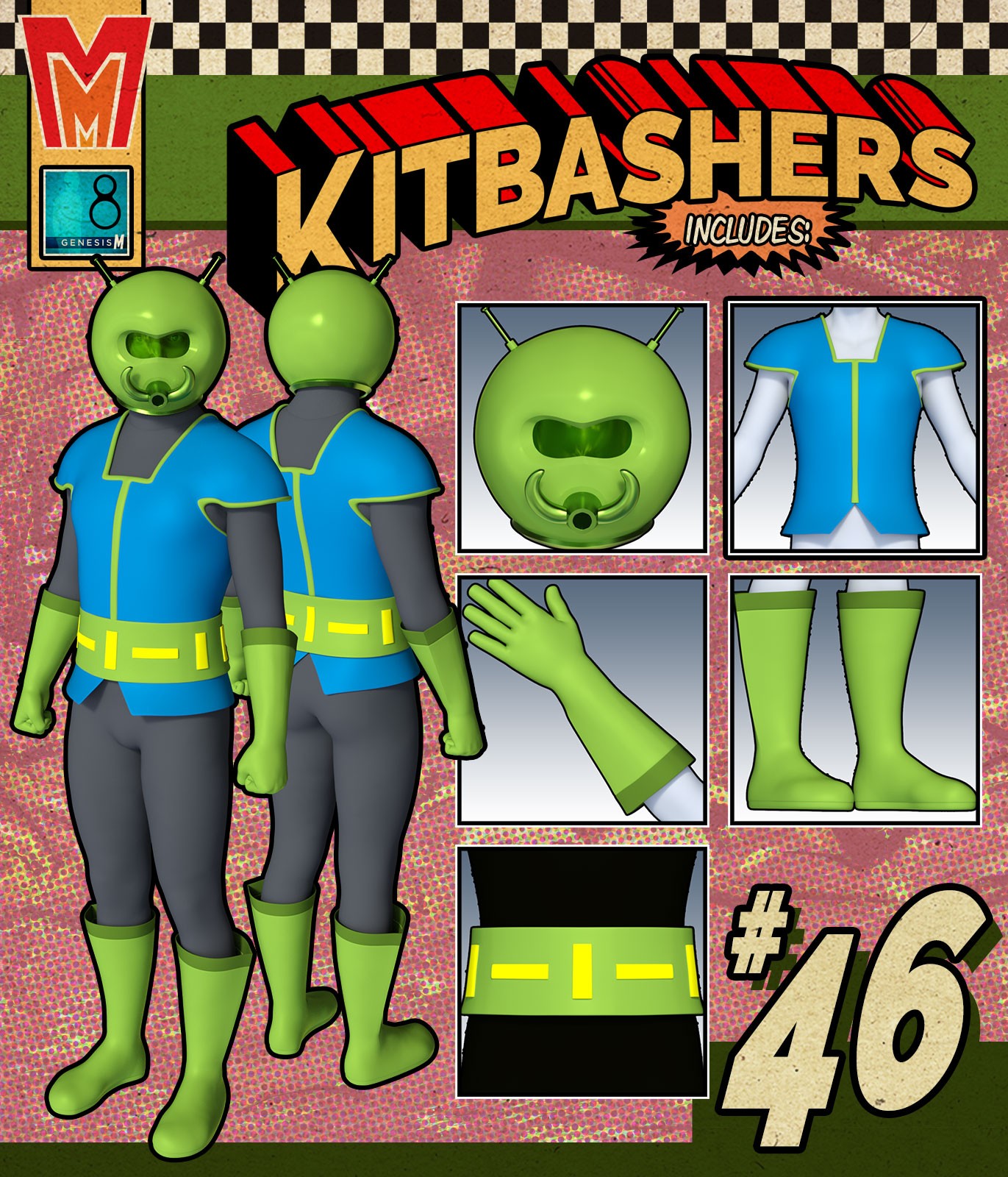 Kitbashers 046 MMG8M by: MightyMite, 3D Models by Daz 3D