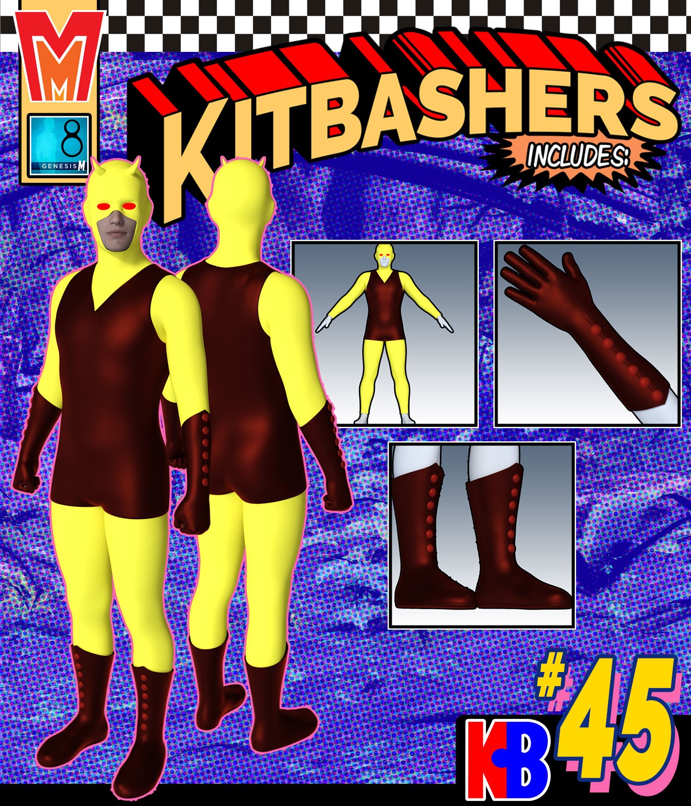 Kitbashers 045 MMG8M by: MightyMite, 3D Models by Daz 3D