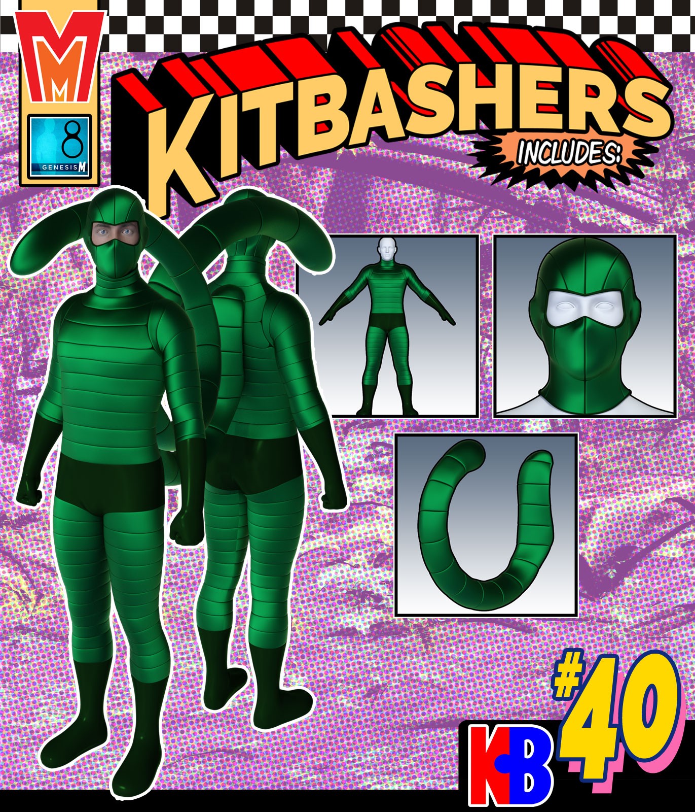 Kitbashers 040 MMG8M by: MightyMite, 3D Models by Daz 3D