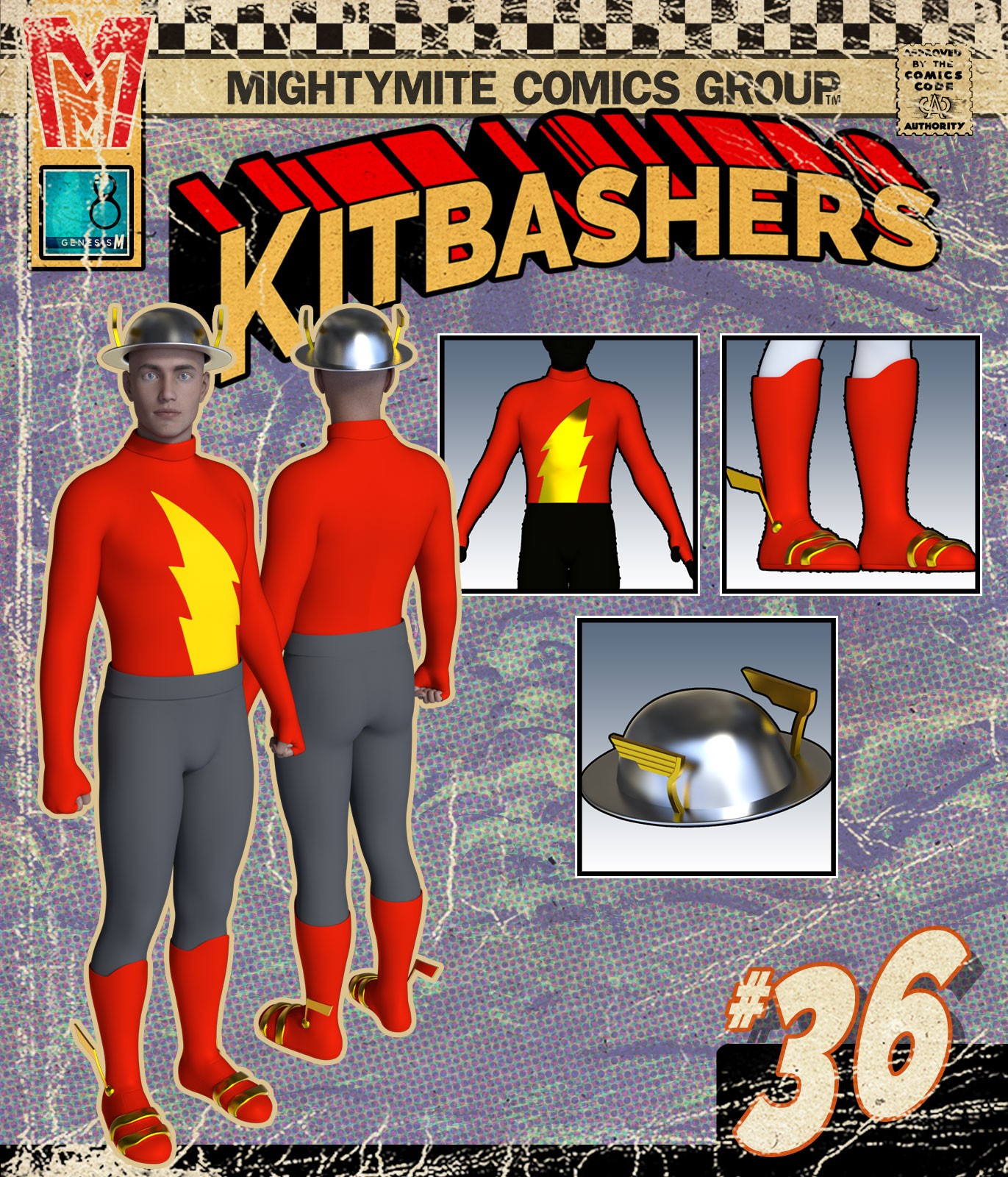 Kitbashers 036 MMG8M by: MightyMite, 3D Models by Daz 3D
