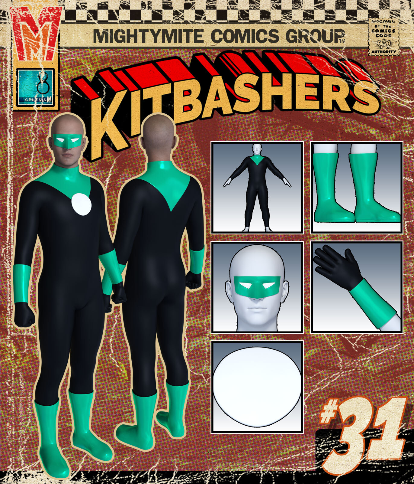 Kitbashers 031 MMG8M by: MightyMite, 3D Models by Daz 3D