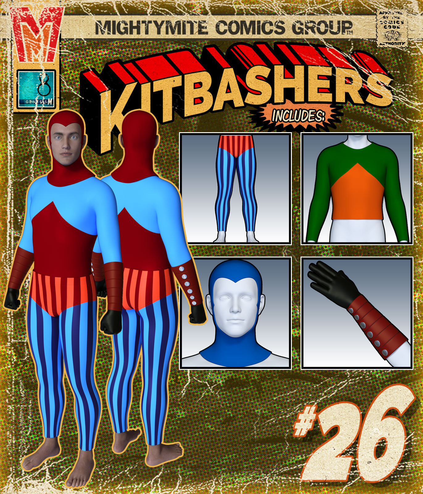 Kitbashers 026 MMG8M by: MightyMite, 3D Models by Daz 3D