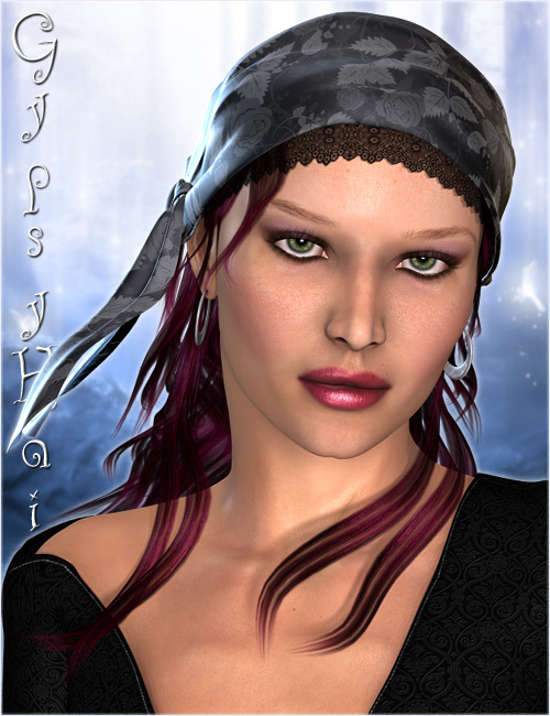 Gypsy Hair by: Valea, 3D Models by Daz 3D
