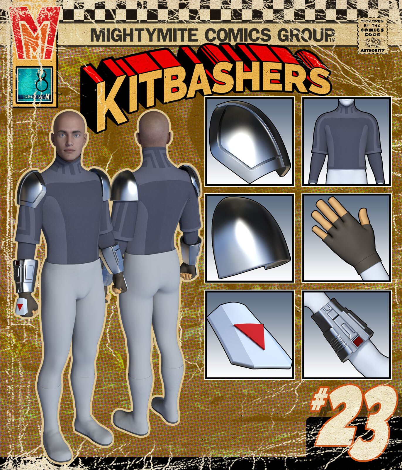 Kitbashers 023 MMG8M by: MightyMite, 3D Models by Daz 3D