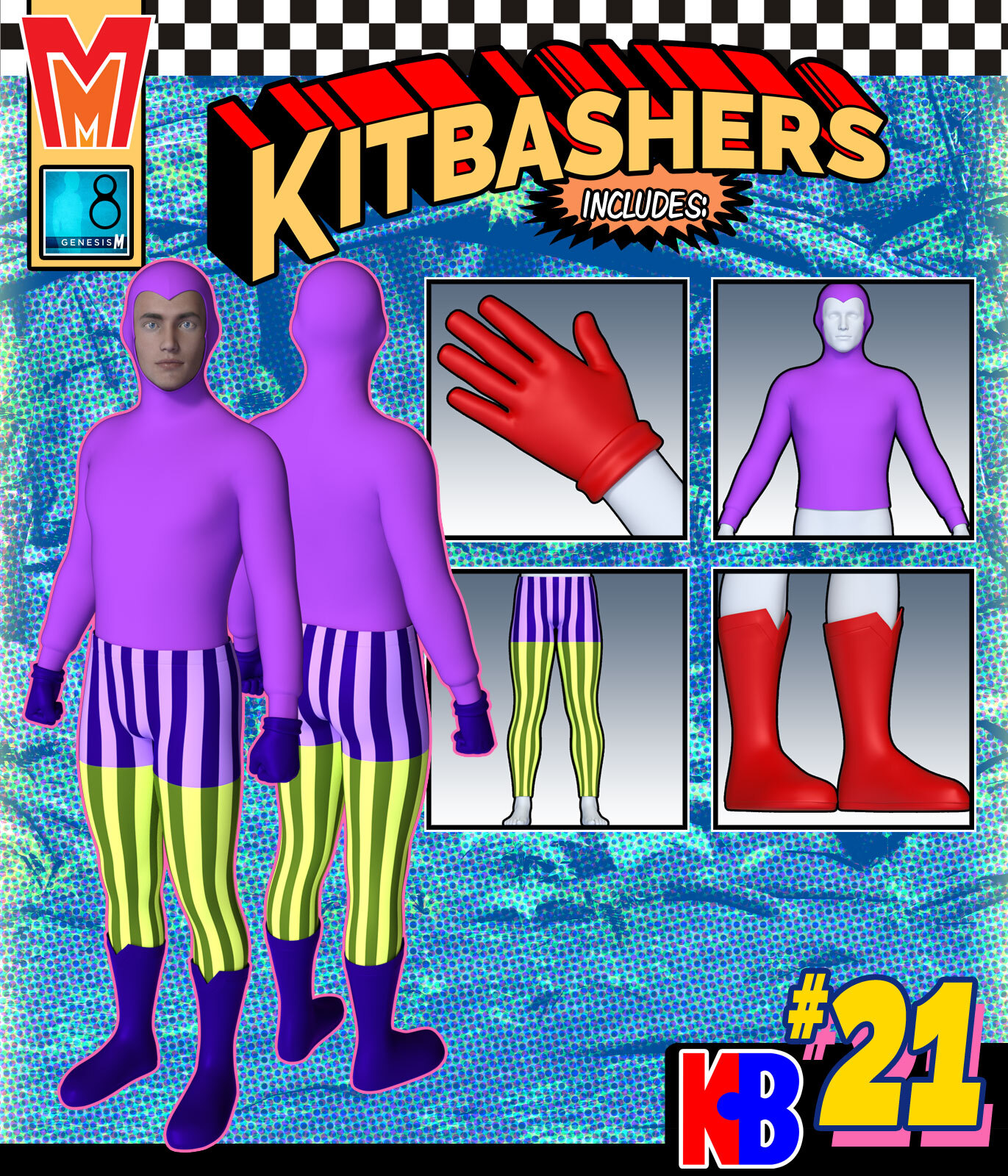 Kitbashers 021 MMG8M by: MightyMite, 3D Models by Daz 3D